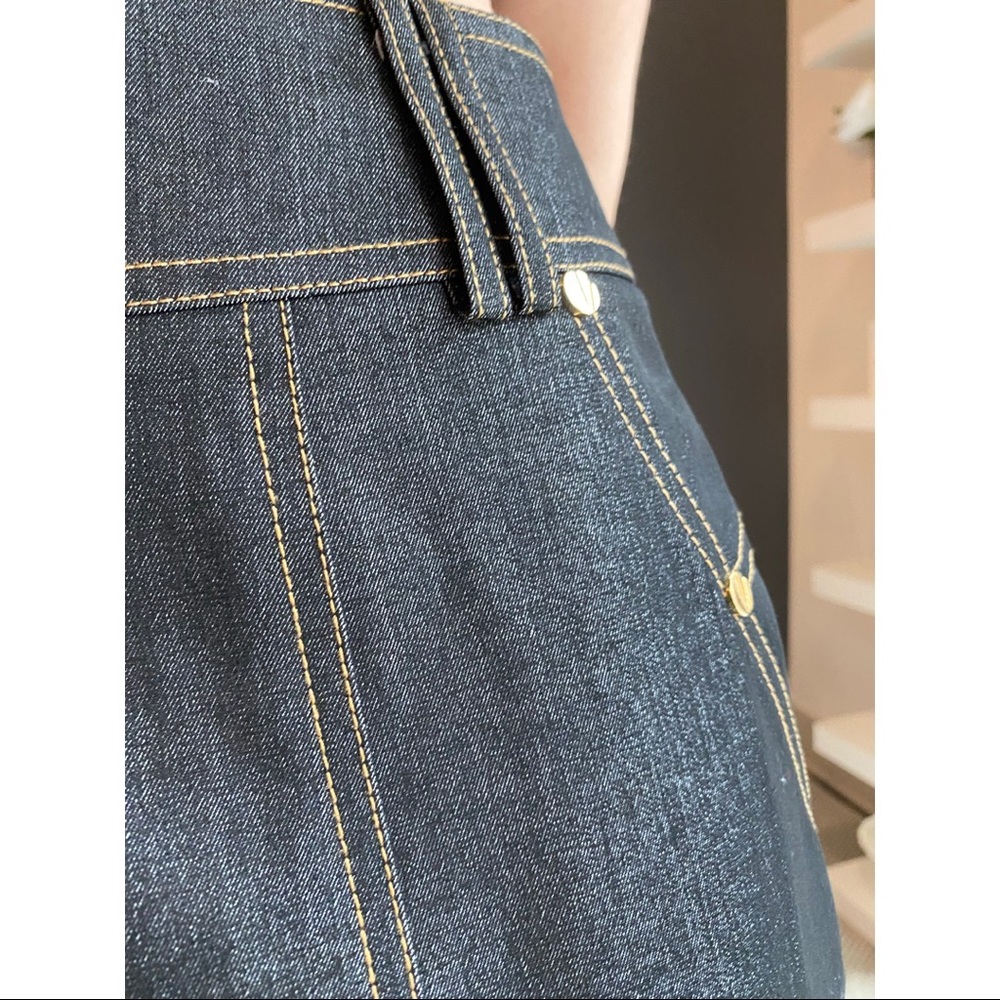 Cache Long Denim Skirt - Picture 5 of 9